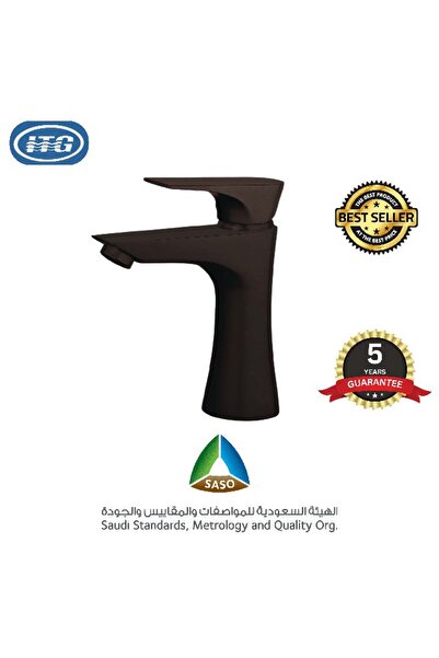 Generic ITG Matte Black Single Handle Basin Faucet – Modern Bathroom Sink Mix...