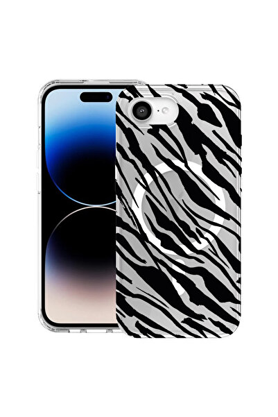 bestcase Θήκη MagSafe Anti Shock TPU για Apple iPhone 16e, Zebra Pattern, 198...