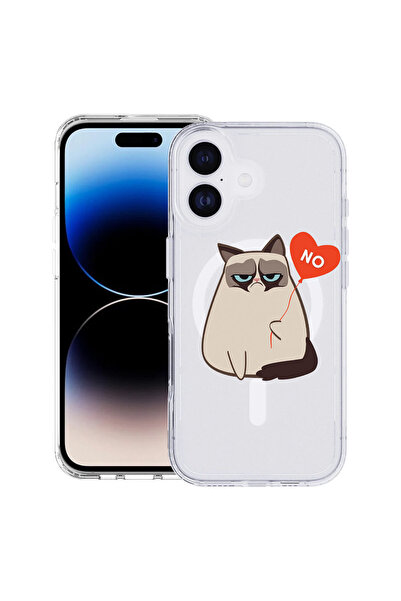 bestcase Carcasă antișoc MagSafe TPU pentru Apple iPhone 17, Meme - Grumpy Sa...