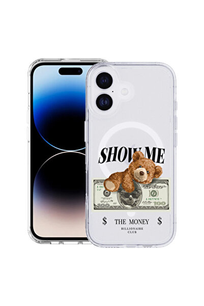 bestcase Carcasă antișoc MagSafe TPU pentru Apple iPhone 17, Ursuleț de pluș ...