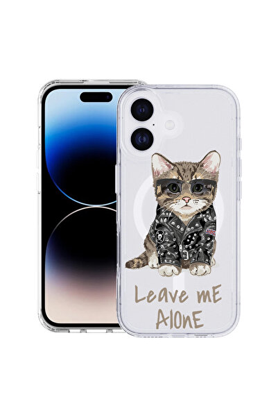 bestcase Θήκη MagSafe Anti Shock TPU για Apple iPhone 17, Leave Me Alone Cat,...