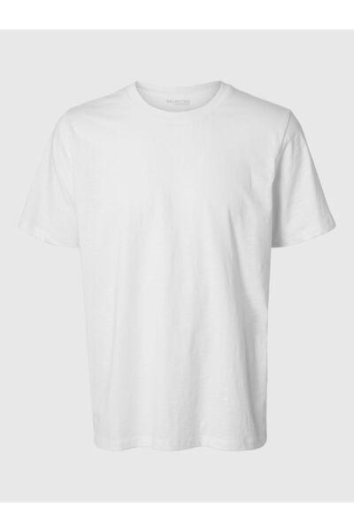 Selected Homme T-Shirt Flammengarn Baumwoll