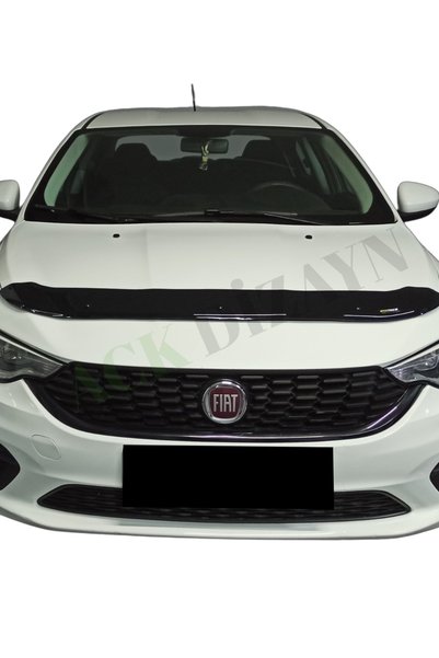 ACK Dizayn FİAT EGEA SEDAN 2015+ ARACA ÖZEL KAPUT RÜZGARLIĞI A+ PİANOBLACK