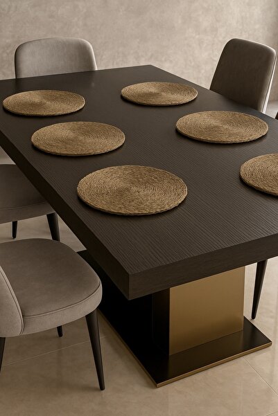 Tuğrastore Yeni Lüks Hasır Supla Seti 6 Lı