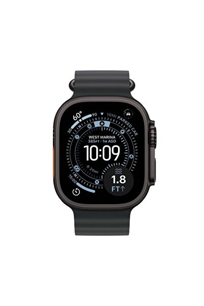 Apple Watch Ultra 3 GPS + Cellular 49mm Black Titanium Case with Black Ocean Band