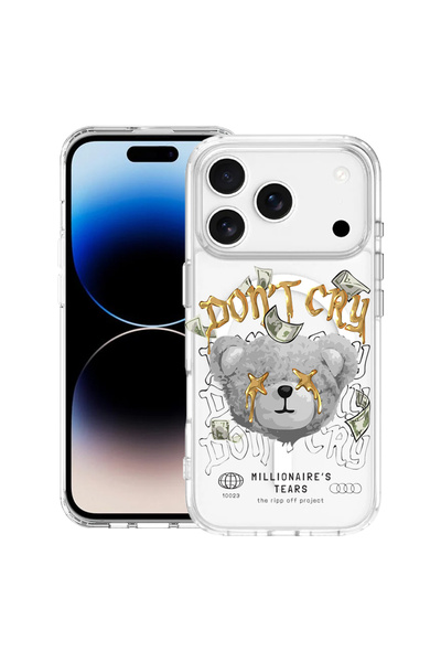 bestcase MagSafe Anti Shock TPU Case For Apple iPhone 17 Pro, Teddy Bear Mill...