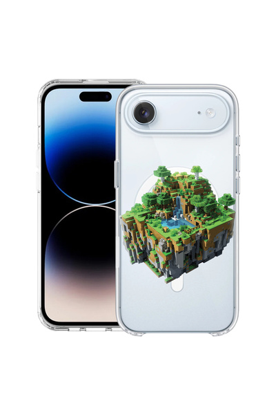 bestcase Carcasă antișoc MagSafe TPU pentru Apple iPhone 17 Air, Minecarft Wo...