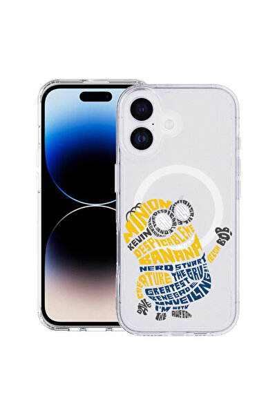 bestcase Carcasă antișoc MagSafe TPU pentru Apple iPhone 17, Calligraphy Mini...