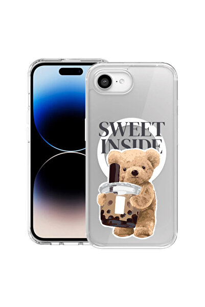 bestcase Carcasă antișoc MagSafe TPU pentru Apple iPhone 16e, Teddy Bear Swee...