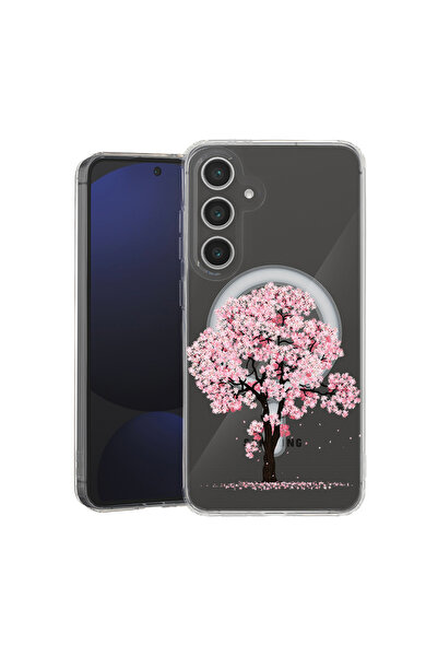 bestcase Carcasă antișoc MagSafe TPU pentru Samsung Galaxy A56, flori de cire...