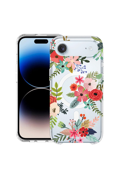 bestcase Carcasă antișoc MagSafe TPU pentru Apple iPhone 17 Air, Flori, 20870...