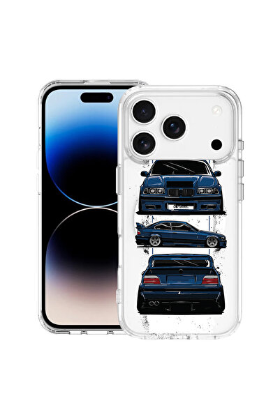 bestcase Carcasă MagSafe antișoc TPU pentru Apple iPhone 17 Pro, BMW E36, 208...