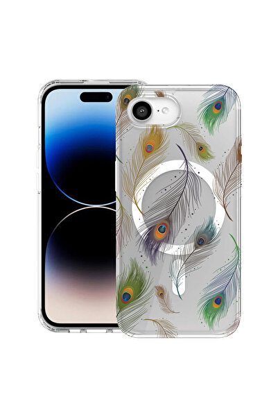bestcase Carcasă antișoc MagSafe TPU pentru Apple iPhone 16e, model floare, 1...