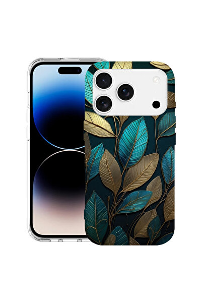 bestcase Carcasă antișoc MagSafe TPU pentru Apple iPhone 17 Pro, pene aurii, ...