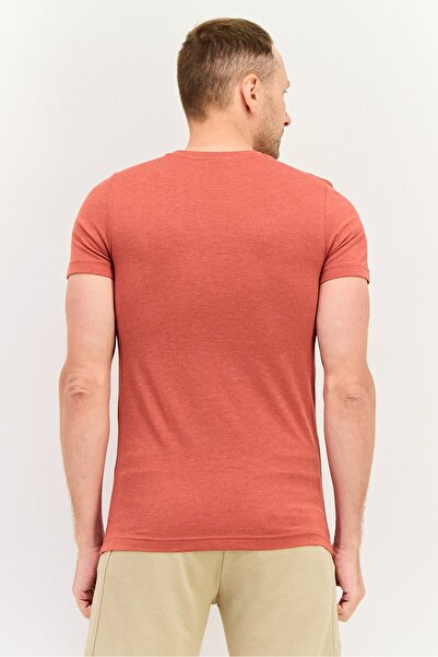 Puma Men Slim Fit Short Sleeve Outdoor T-Shirt, Brown