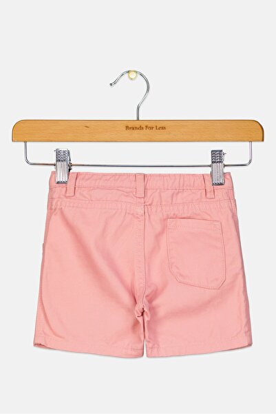 Gingersnaps Toddlers Girl Solid Basic Shorts, Peach