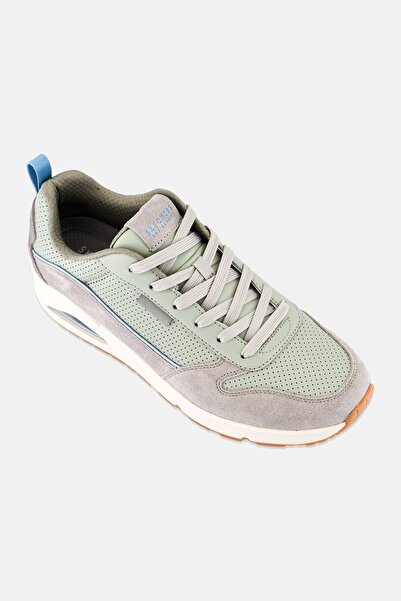 SKECHERS Men Stacre 2,0 Lace Up Outdoor Shoes, Sage Green