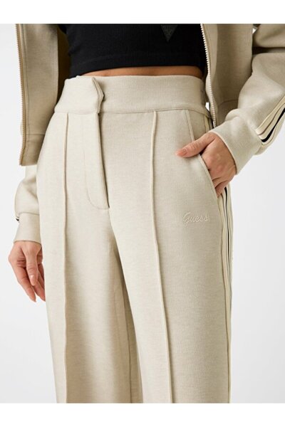 Guess Γυναικείο παντελόνι αθλητικό παντελόνι από μαλλί με ενεργό μείγμα κανονικής εφαρμογής Muriel