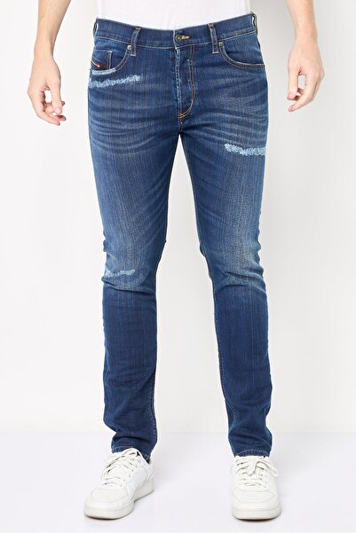 Diesel Men Teppahar-X Slim Fit Washed Denim Jeans, Blue