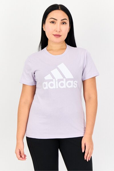 adidas Women Sportswear Fit Short Sleeve Outdoor T-Shirt, Lilac