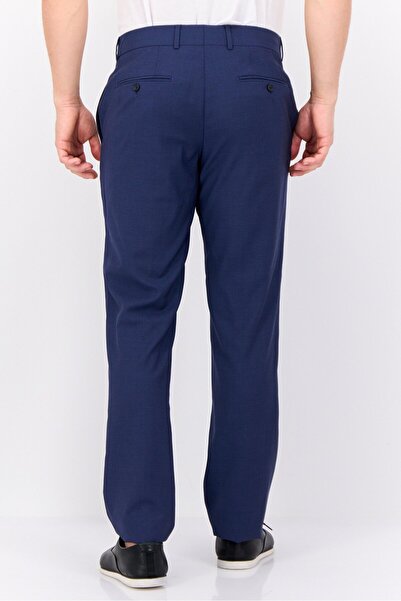 Tommy Hilfiger Men Regular Fit Polka Dots Straight Leg Pants, Navy