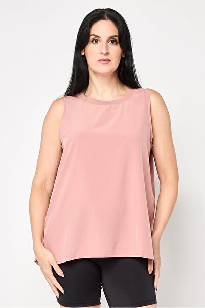 Dkny Women Sportswear Fit Sleeveless Outdoor Top, Blush Pink