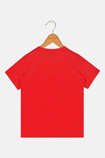 Champion Toddlers Boy Short Sleeve Brand Logo T-Shirt, Red