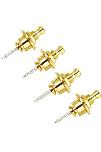 Choice6 4 دبابيس تثبيت حزام جيتار ذهبية، نصف قطعة، 3 ألوان للاختيار من بينها،...