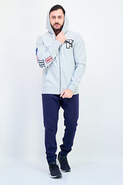 Puma Select Men Sportswear Fit Long Sleeves Hoodie, Light Grey