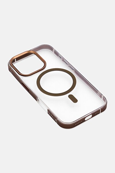 Levelo iPhone 16 Pro Clair Magsafe Protective Case, Brown