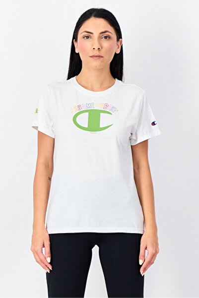 Champion تي شيرت نسائي رياضي بأكمام قصيرة للأنشطة الخارجية من Sesame Street x...