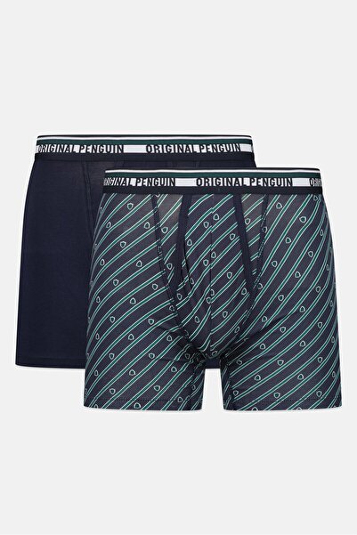 Original Penguin Men 2 Pcs Printed Boxer Briefs, Multicolor