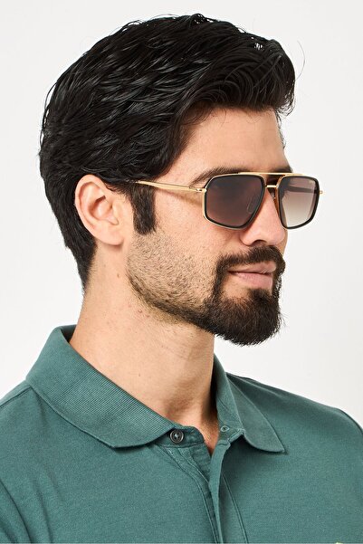 Carrera Men 2076020035886 Aviator Sunglasses, Black