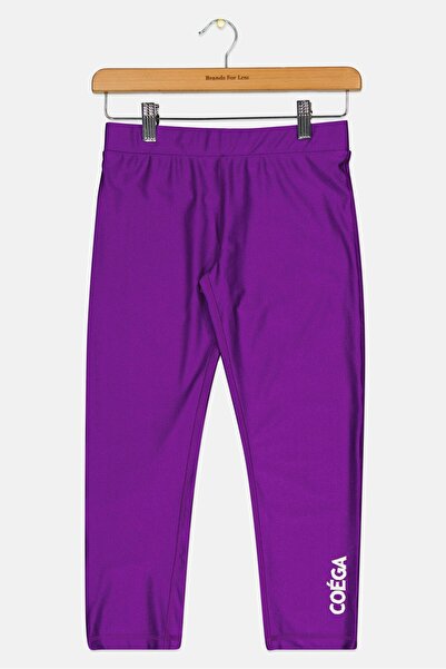 Coega Sunwear بنطال سباحة سادة سهل الارتداء للبنات، أرجواني