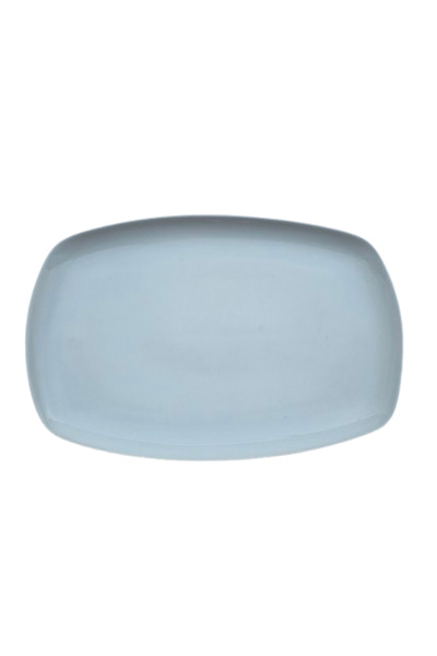 Cesiro Platou rectangular, 35.6 cm, Porcelain, White