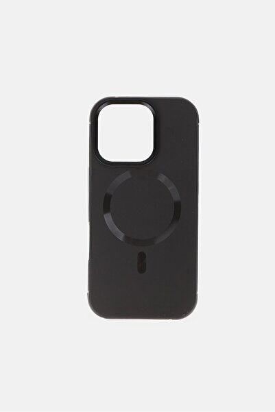 Levelo جراب حماية متوافق مع iPhone 16 Pro من Opulis MagSafe، أسود