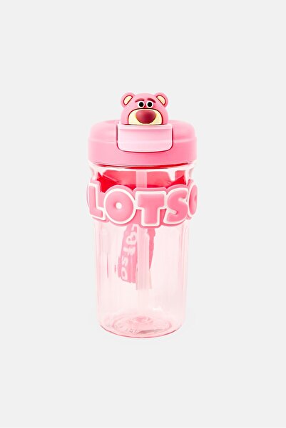 Disney Pixar Strawberry Bear Series Doll Handheld Water Bottle 680 ml, Pink