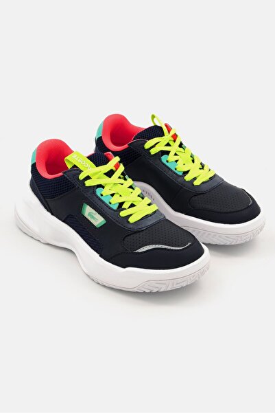 Lacoste Women Lace-Up Ace Lift 0120 Sport Shoe, Navy