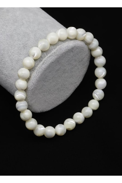Taş-Mir Genuine Natural Stone Bracelet 6 mm Round Cut
