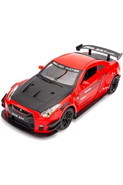 Colorland Nissan Die-Cast Pull-Back Car with Sound & Light – Collectible Toy Holiday Gift Ages 3+
