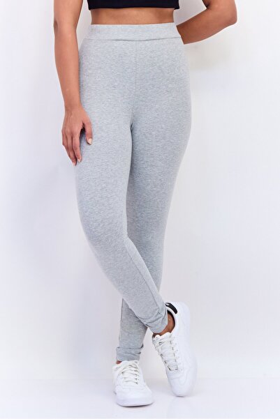 New Balance Women Sportswear Fit Mid Rise Running Tights, Light Grey