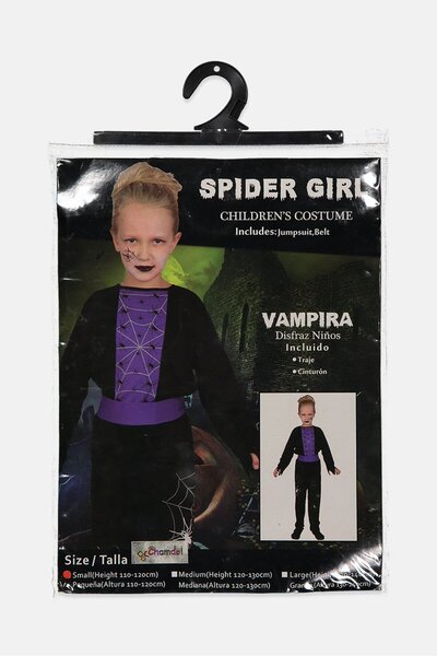 Chamdol Spider Girl Halloween Costume, Black