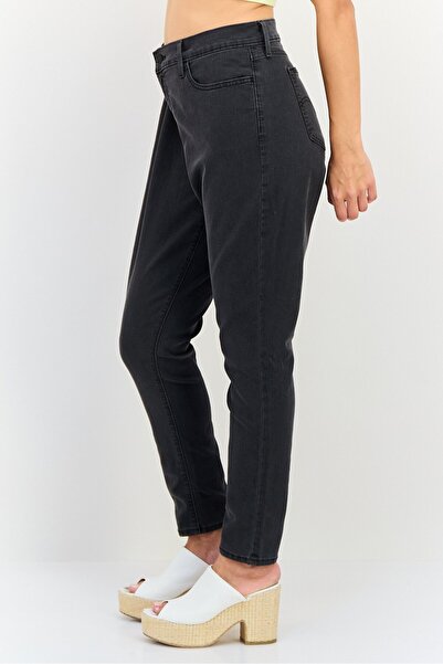 Levi's Women Super Skinny Fit Solid Stretchable Jeans, Dark Grey