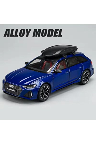 scntoys Audi Rs6 Wagon Station Diecast Model Araba Açılan Kapılar Pilsiz Audi...