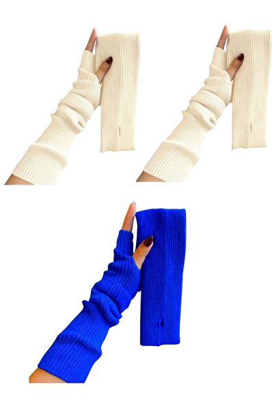 ALDAYER 3 τεμάχια πλεκτά μανίκια με κορδόνια