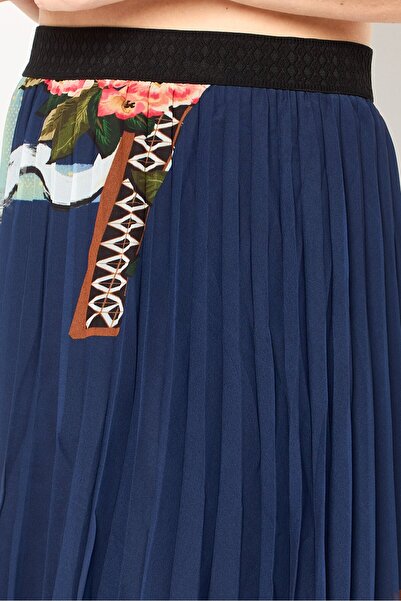 Desigual Women Graphic Print Midi Skirt, Multicolor