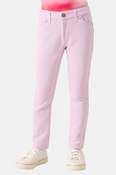 Levi's بنطلون ضيق للغاية للبنات الصغار، لون أرجواني فاتح