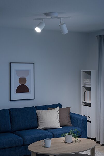 LEGACY Spoti 2'Li Beyaz Renk (BEYAZ IŞIK) Modern Tasarım Cafe - Mutfak - Bany...