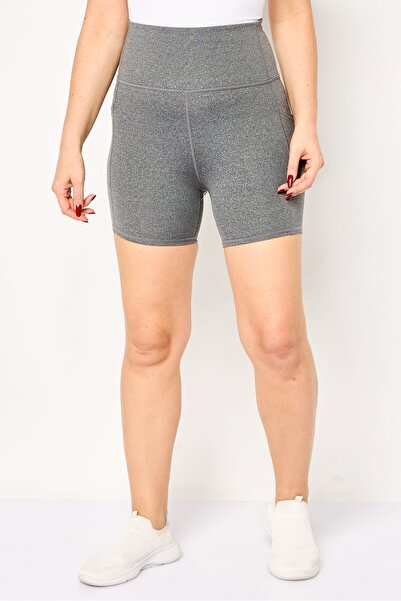 Aeropostale Women Sportswear Fit Training Shorts, Grey