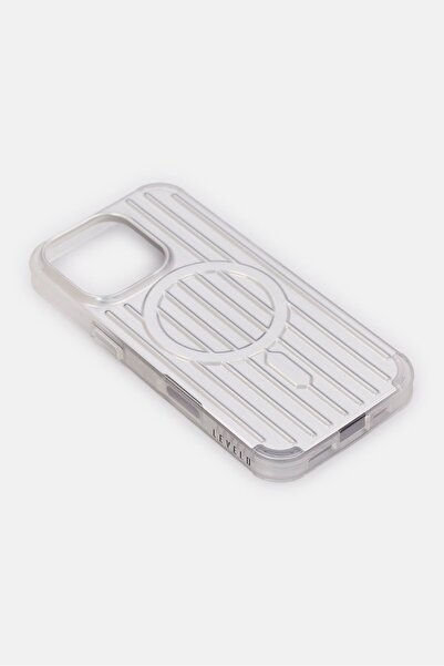 Levelo iPhone 16 Pro Cabin MagSafe Phone Case, Silver